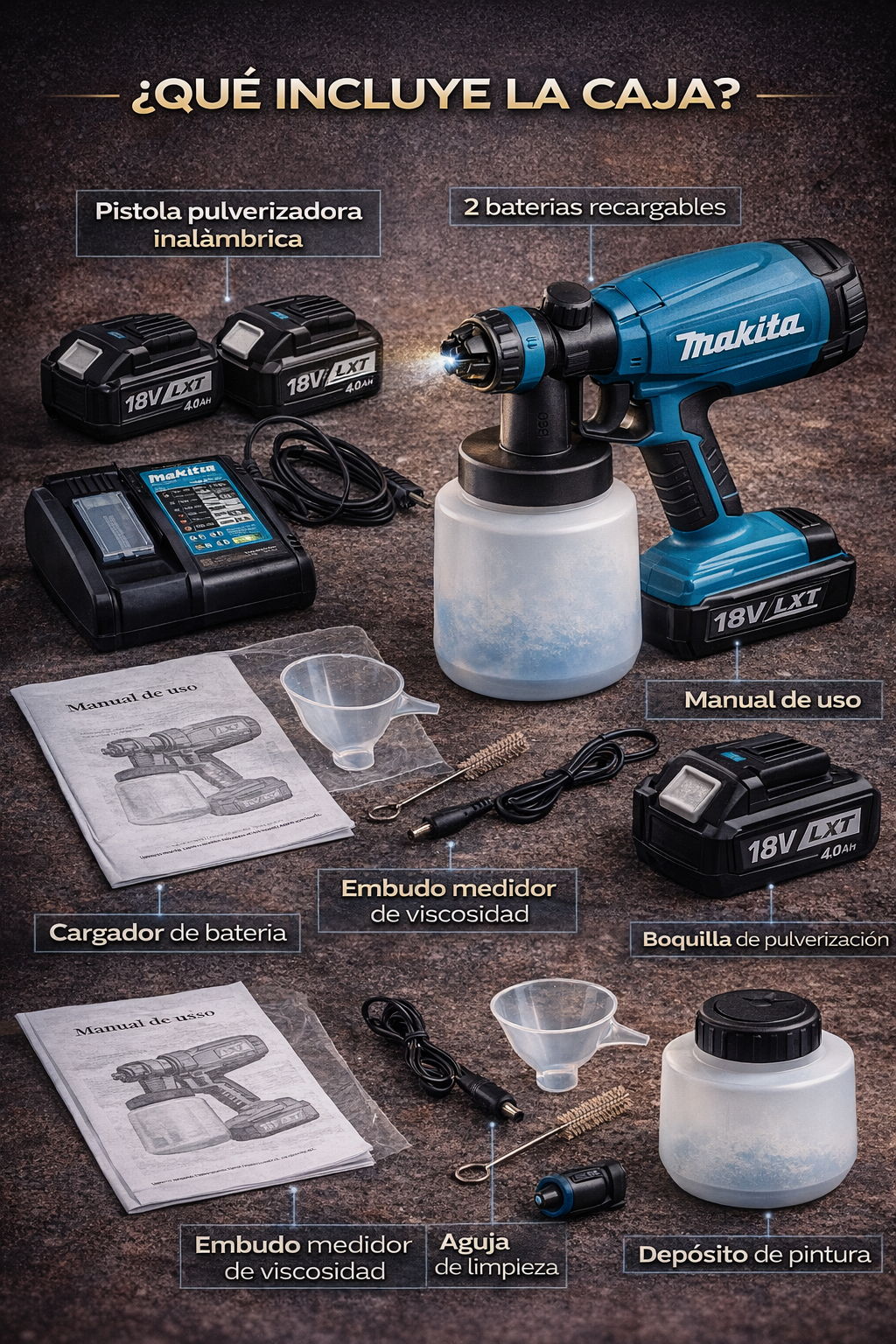 Makita SprayForce X™ – Potencia inalámbrica con acabado profesional