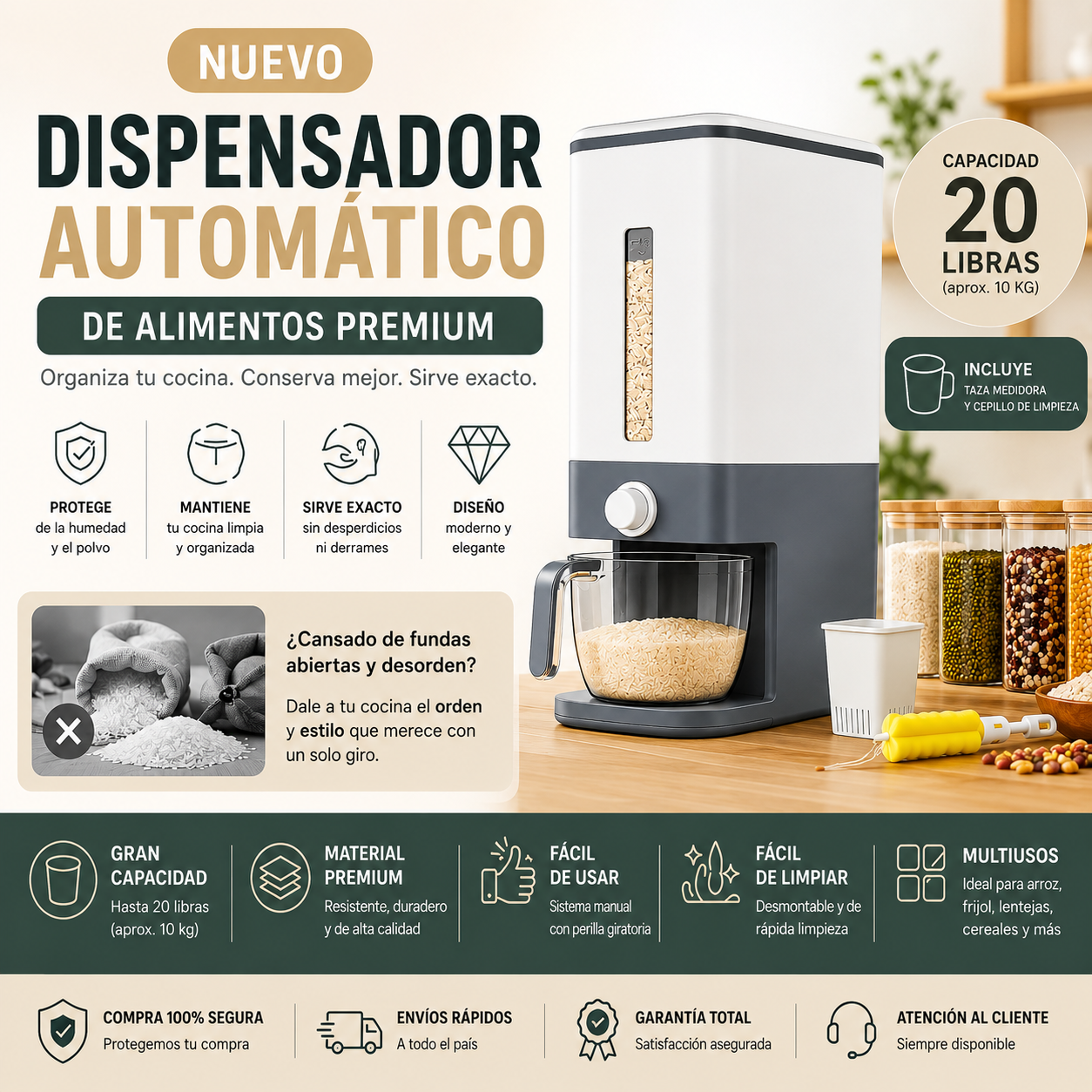 Dispensador De Arroz