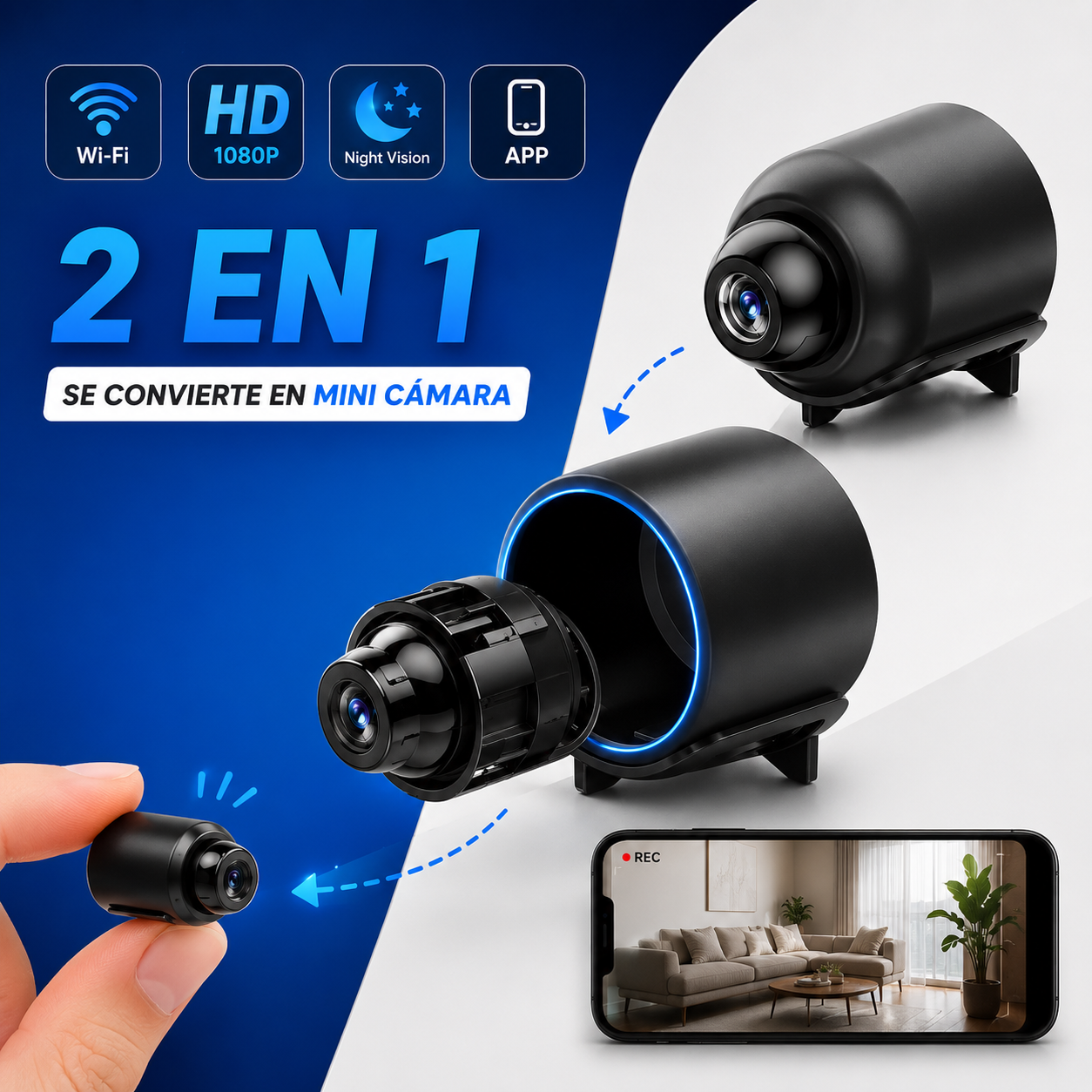 Mini Camara Espia Wifi